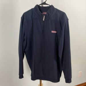 Vineyard Vines men’s navy pullover zip sweatshirt